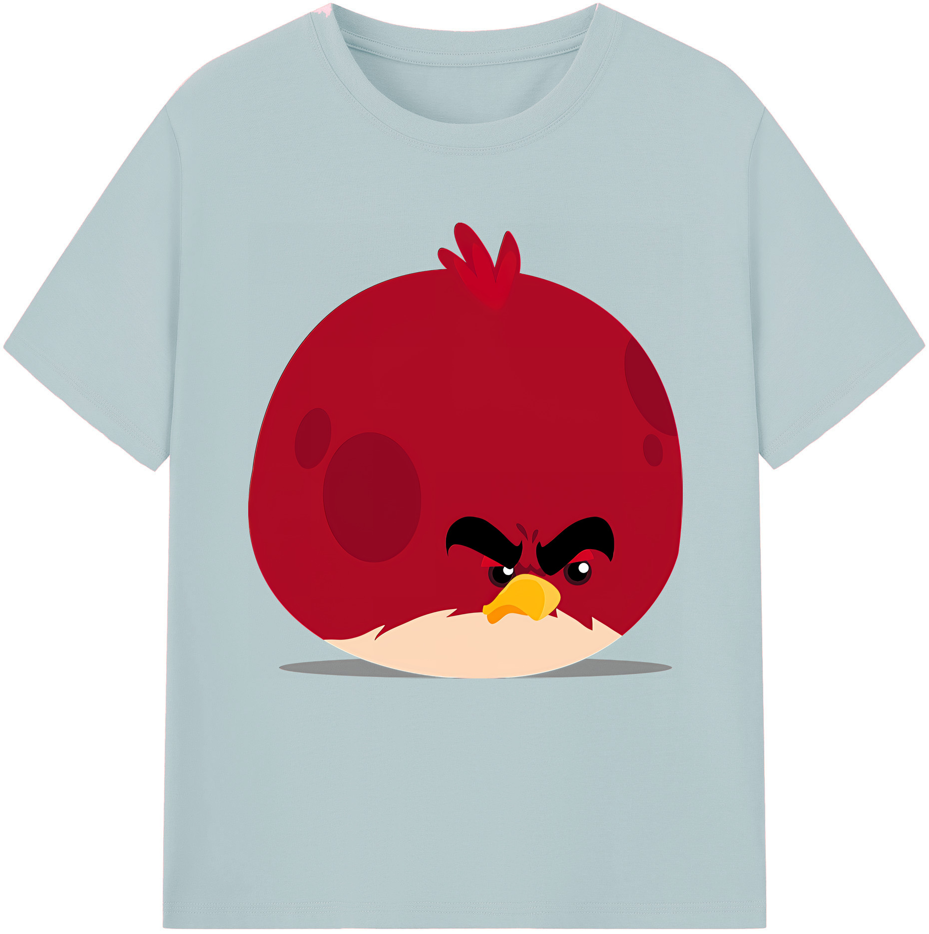 （画像用） Angry Birds アングリーバード 綿100％半袖Tシャツ（フロントプリント）